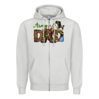 Christmas Army Dad Zipper Hoodie | Teevron