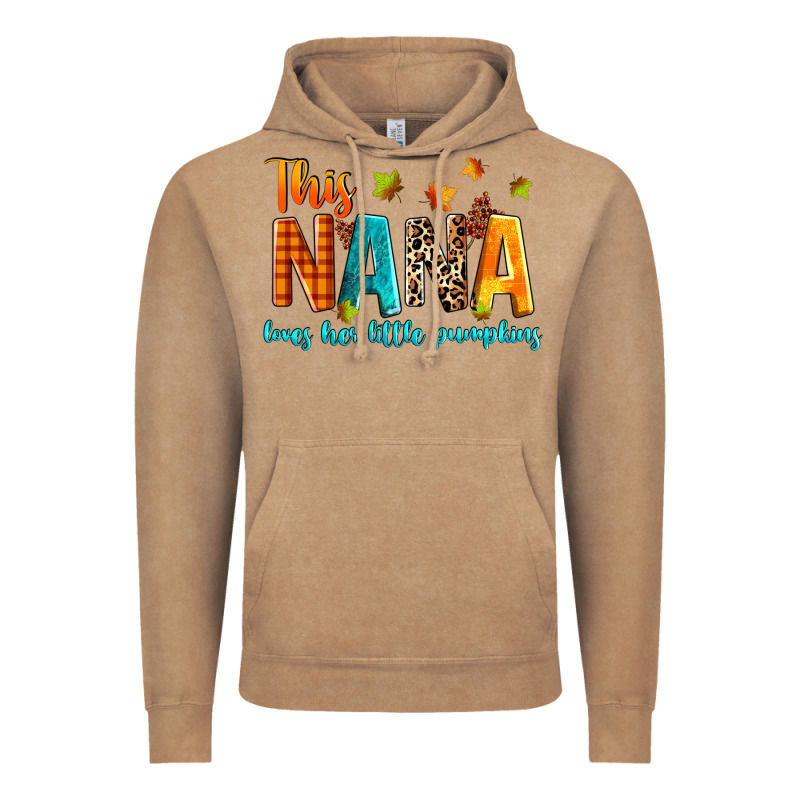 This Nana Loves Her Little Pumpkins Vintage Hoodie by texasbilliewilder | Teevron