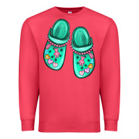 Cardinal nurse crocs Premium Sweatshirt - MaliasSmallBusiness
