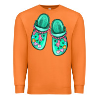 Carrot nurse crocs Premium Sweatshirt - MaliasSmallBusiness