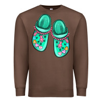Chestnut nurse crocs Premium Sweatshirt - MaliasSmallBusiness