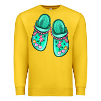 Lemon nurse crocs Premium Sweatshirt - MaliasSmallBusiness
