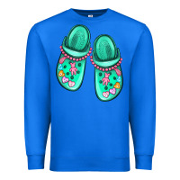 True Royal nurse crocs Premium Sweatshirt - MaliasSmallBusiness