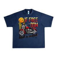 Navy if freedom had a sound Urban Heavy Tee - JahusDesignShop