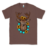Chestnut deer gemstone sunflower Classic Tee - JahusDesignShop