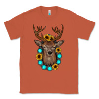 Copper deer gemstone sunflower Classic Tee - JahusDesignShop