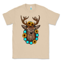 Mushroom deer gemstone sunflower Classic Tee - JahusDesignShop