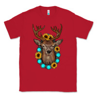 Red deer gemstone sunflower Classic Tee - JahusDesignShop