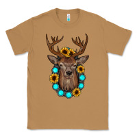 Toasted Coconut deer gemstone sunflower Classic Tee - JahusDesignShop