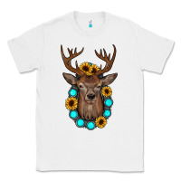 White deer gemstone sunflower Classic Tee - JahusDesignShop