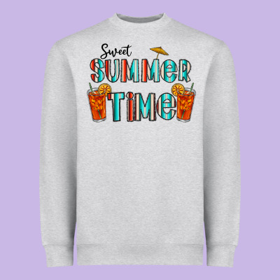 Sweet Summer Time Heavyweight Sweatshirt Designed By Cowhidedigitalart