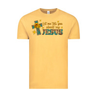 Vintage Mustard let me tell you about my jesus Vintage Tee - HRA Design Shop