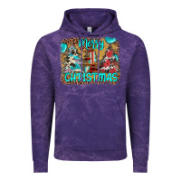 Cloud Purple merry christmas Vintage Hoodie - JahusDesignShop