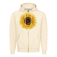 Sandshell giganteus sunflower Zipper Hoodie - LillyAllenDesigns