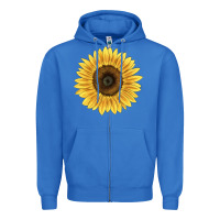 True Royal giganteus sunflower Zipper Hoodie - LillyAllenDesigns