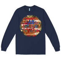 Navy all american girl Long Sleeve Tee - Artiststas