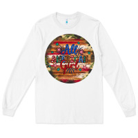 White all american girl Long Sleeve Tee - Artiststas