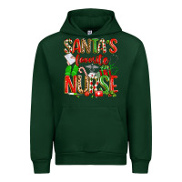 Forest Green santa's favorite nurse Urban Hoodie - texasbilliewilder