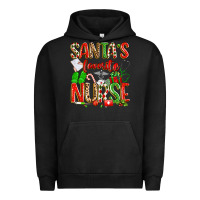 Pigment Black santa's favorite nurse Urban Hoodie - texasbilliewilder