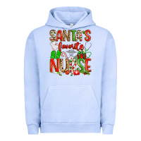 Pigment Grape Ice santa's favorite nurse Urban Hoodie - texasbilliewilder