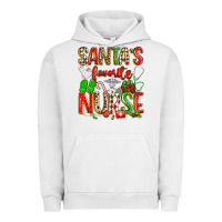 Pigment Lunar Rock santa's favorite nurse Urban Hoodie - texasbilliewilder