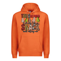Carrot torn between looking like a snack and eating one christmas cake Premium Hoodie - Jasminsmagicworld