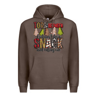 Coffee torn between looking like a snack and eating one christmas cake Premium Hoodie - Jasminsmagicworld