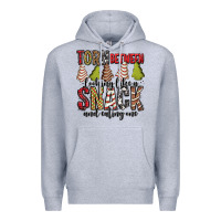 Heather Grey torn between looking like a snack and eating one christmas cake Premium Hoodie - Jasminsmagicworld