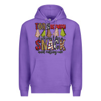 Purple torn between looking like a snack and eating one christmas cake Premium Hoodie - Jasminsmagicworld