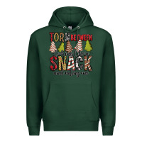 Sports Green torn between looking like a snack and eating one christmas cake Premium Hoodie - Jasminsmagicworld