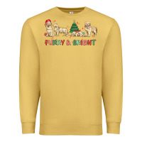 Antique Gold furry and bright Premium Sweatshirt - MaliasSmallBusiness