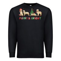 Black furry and bright Premium Sweatshirt - MaliasSmallBusiness