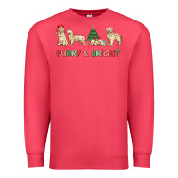 Cardinal furry and bright Premium Sweatshirt - MaliasSmallBusiness