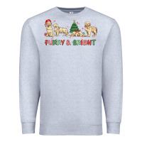Heather Grey furry and bright Premium Sweatshirt - MaliasSmallBusiness