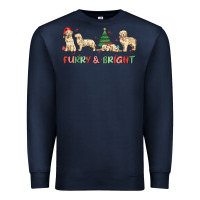 Navy furry and bright Premium Sweatshirt - MaliasSmallBusiness