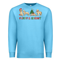 Ocean Blue furry and bright Premium Sweatshirt - MaliasSmallBusiness