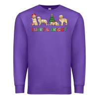 Purple furry and bright Premium Sweatshirt - MaliasSmallBusiness