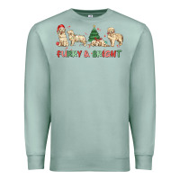 Seafoam furry and bright Premium Sweatshirt - MaliasSmallBusiness