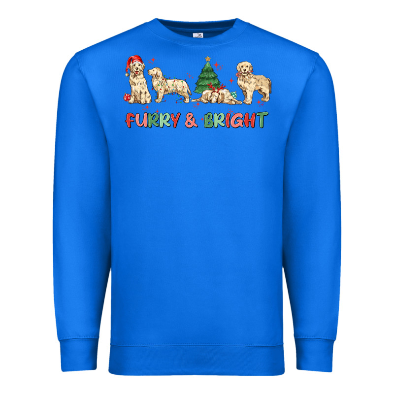 Furry And Bright Premium Sweatshirt by MaliasSmallBusiness | Teevron