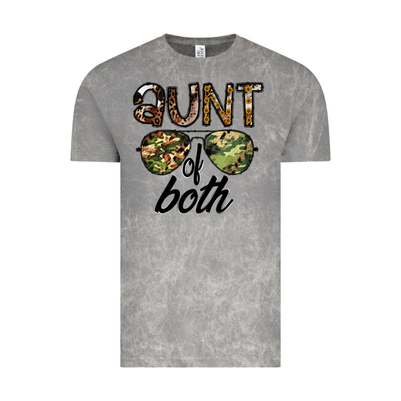 Aunt Of Both Vintage Tee by CowhideDigitalArt | Teevron