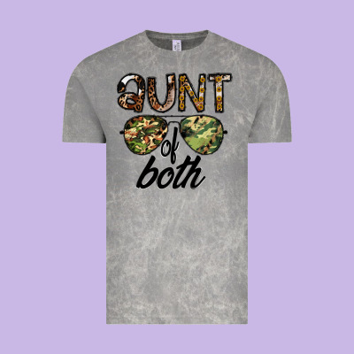 Aunt Of Both Vintage Tee Designed By Cowhidedigitalart