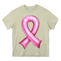 Mossy Balloon cancer ribbon Heavy Core Tee - Artiststas