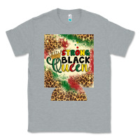 Heather Grey strong black queen 12 oz can cooler (regular) Classic Tee - Artiststas