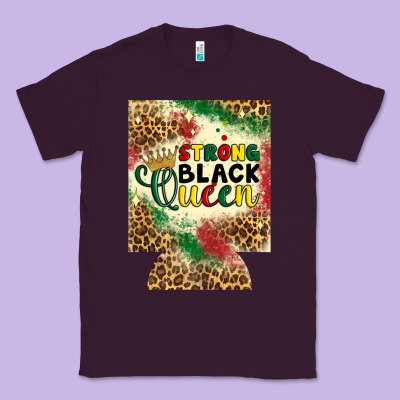 Strong Black Queen 12 Oz Can Cooler (regular) Classic Tee Designed By Artiststas