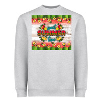 Heather Grey sweet summer time Heavyweight Sweatshirt - HRA Design Shop