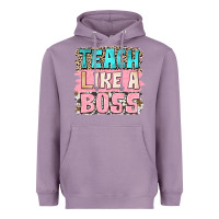 Lavender teach like a boss Heavyweight Hoodie - NancyCooperArtShop