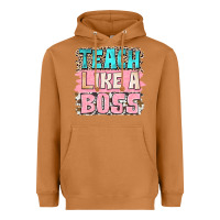 Meerkat teach like a boss Heavyweight Hoodie - NancyCooperArtShop