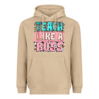 Mushroom teach like a boss Heavyweight Hoodie - NancyCooperArtShop