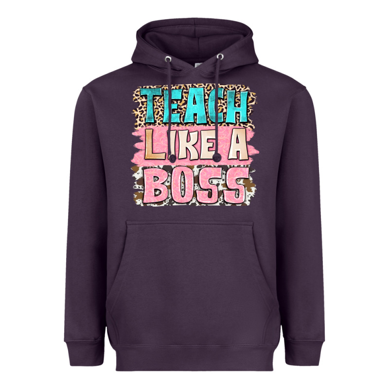 Teach Like A Boss Heavyweight Hoodie by NancyCooperArtShop | Teevron