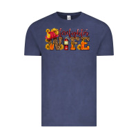 Vintage Denim firefighter wife with hat sunflowers Vintage Tee - HRA Design Shop